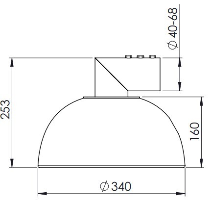 9908421 Horisontellt rörfäste Polaris mini