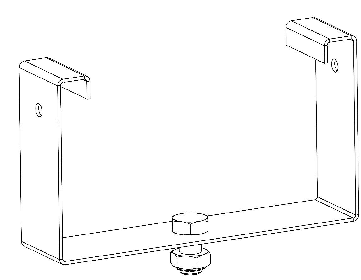 E1500225 Origi MEK 110 End cap bracket