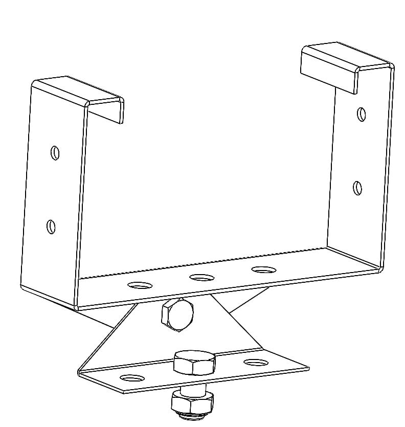 E1500228 Origi MEK 110 Adjustable end cap bracket