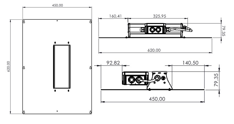 E1500267 Origi Canopy recessed frame