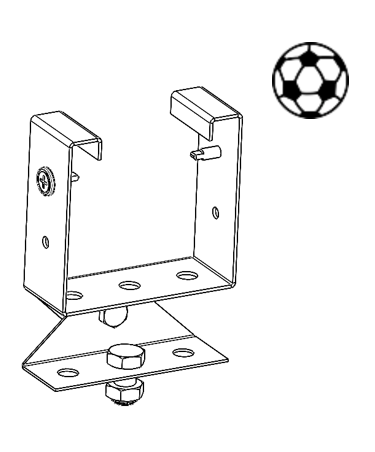 E1500275 Origi justerbar belysning upphängningsskena 70 boll fästen