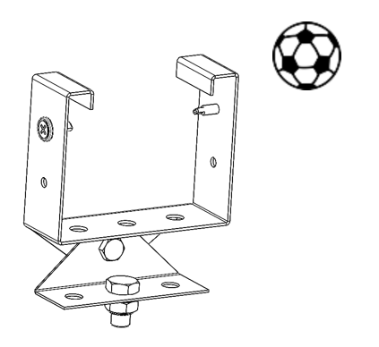 E1500276 Origi justerbar belysning upphängningsskena 82 boll fästen