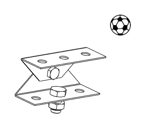 E1500280 Origi justerbar boll takfäste