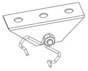 Origi adjustable roof bracket