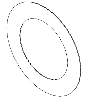E1500166 DELTA R20 100 mm cover plate, white (hole diameter 109-150 mm)