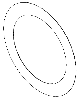 E1500170 DELTA R20 200 mm cover plate, white (hole diameter 211-260 mm)