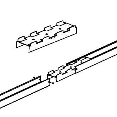 Omega Linear joining part (screws included)