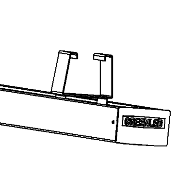 3008036 Omega_Alfa Line G2 Suspension rail bracket 110