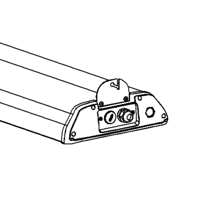 9905224 Sigma horizontal wire bracket (max ⌀16 mm)