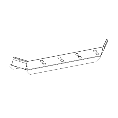 9908357 Omega_ALG2 railbracket 45 degree zink