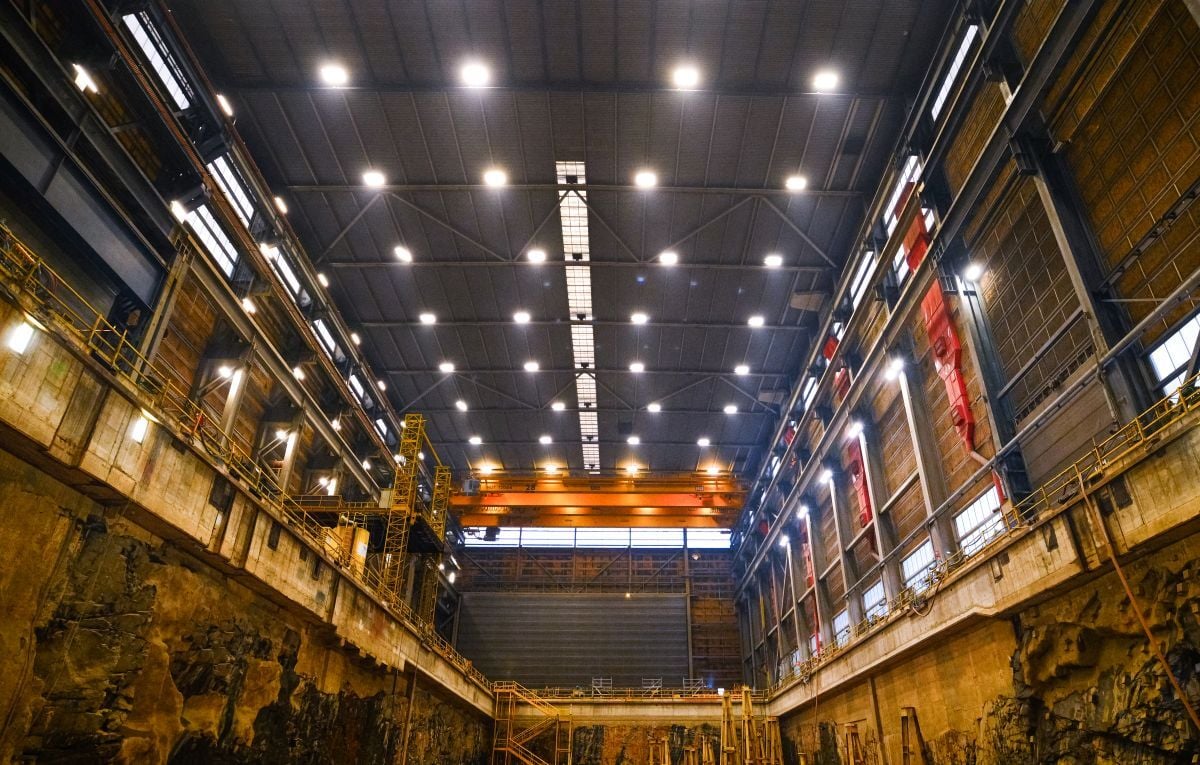 Helsingin telakan valaistus