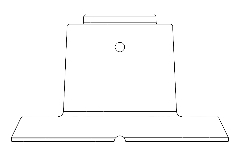 W-type thread bracket